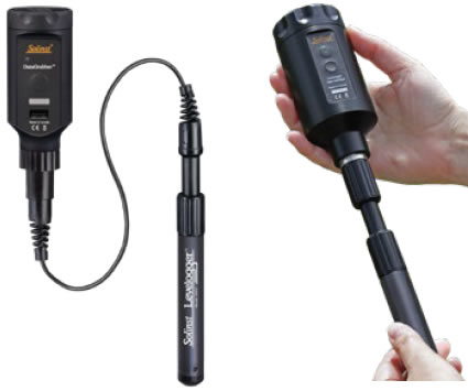 solinst levelogger app-schnittstelle die mit dem levelogger water level datalogger verbunden ist