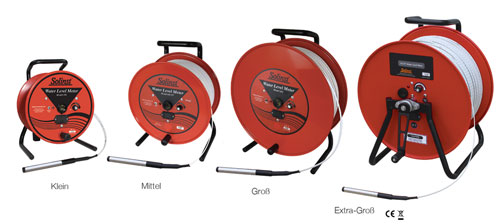 solinst Wasserstandsmessgeräte Bandführungen Stromspulen Tragetaschen 400 m Wassertiefe Bänder Bandlängen Wasserstandsanzeiger Wasserstandsbandlängen 
						Wasserstandsbänder 100 ft Wasserstandsmesser 100 ft Wasserstandsbänder 30 m Wasserstandsbänder 30 m Wasserstandsmesser Wasserstandsanzeiger 60m Standardbild