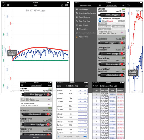 solinst levelogger 5 app screenshots