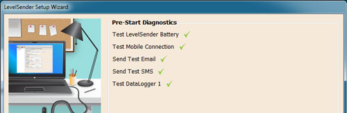 solinst levelsender 5 software pre start diagnostics window