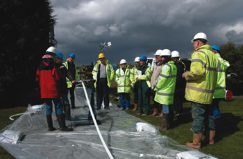 cmt installation and training as part of a multilevel course given by the university of cranfield at silsoe uk in conjunction with waterra uk british geological survey & norwest holst