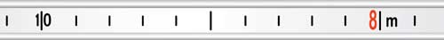 spohr water level meter polyethylene tape marked every cm and meter graduations